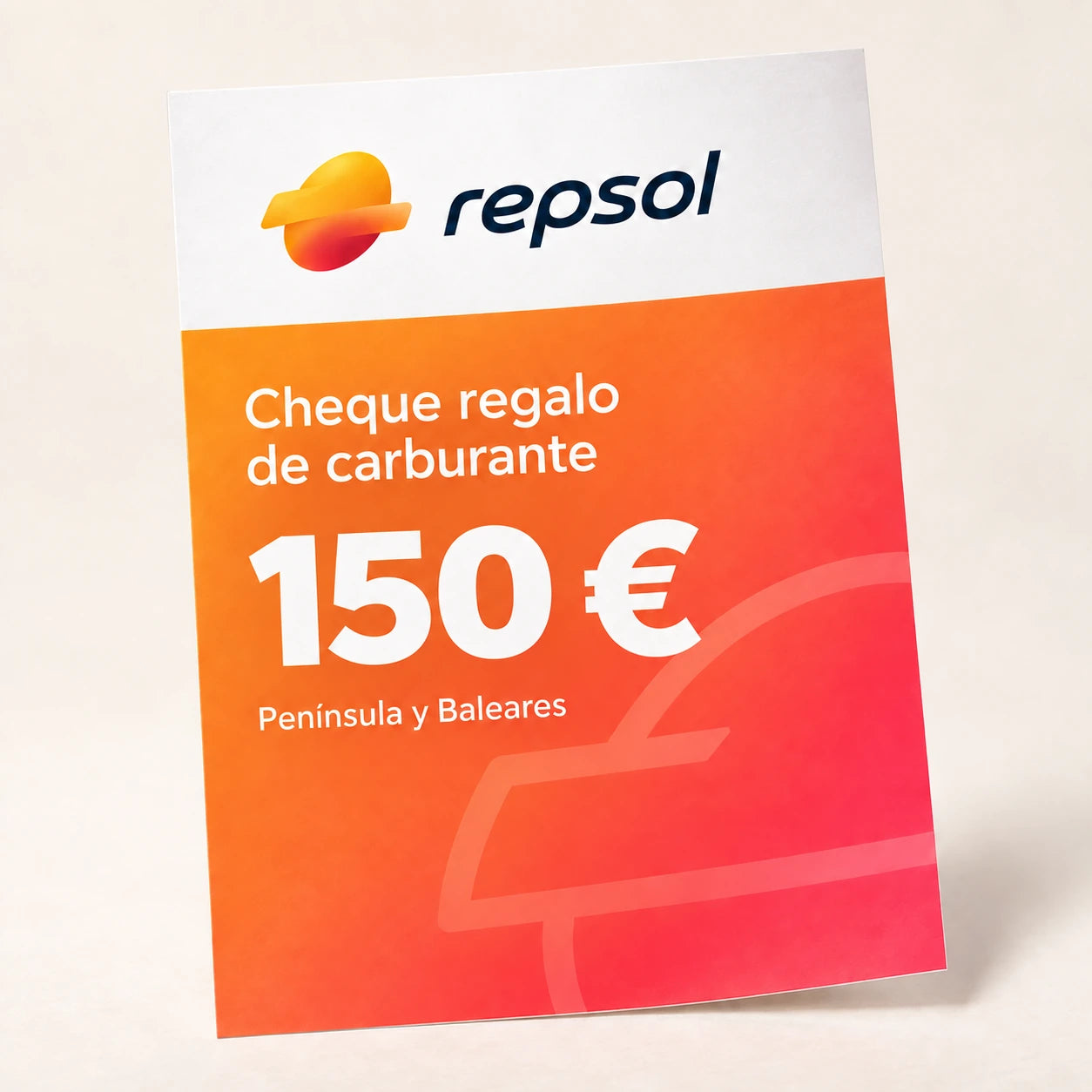 Bon carburant papier de 150 euros